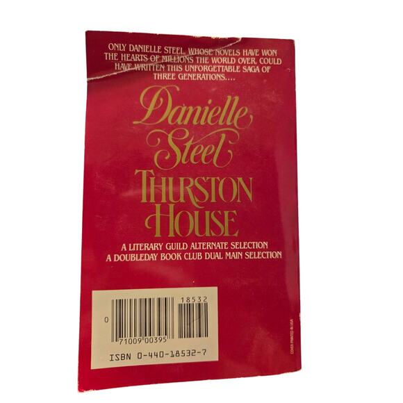 Danielle Steel THURSTON HOUSE Family Saga Generational Romance Dell 0440185327 - Picture 7 of 7